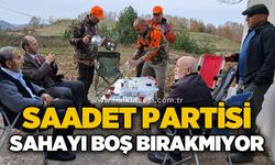 Saadet Partisi sahayı boş bırakmıyor