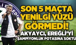 Son 5 maçta yenilgi yüzü görmedi: Akyaycı, Ereğli'yi şampiyonluk potasına soktu..