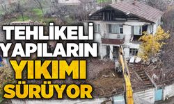 Tehlikeli yapıların yıkımı sürüyor!