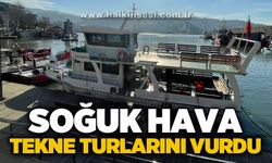 Soğuk hava tekne turlarını vurdu