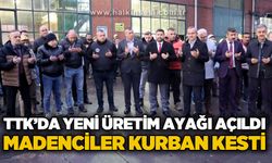 Madenci, yeni üretim ayağı için kurban kesti