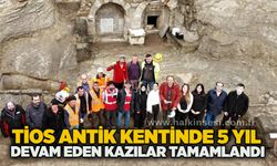 Tios Antik Kentinde 5 yıl devam eden kazılar tamamlandı