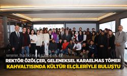 Rektör Özölçer, geleneksel Karaelmas TÖMER kahvaltısında kültür elçileriyle buluştu