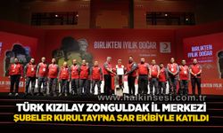 Türk Kızılay Zonguldak İl Merkezi Şubeler Kurultayı’na SAR ekibiyle katıldı