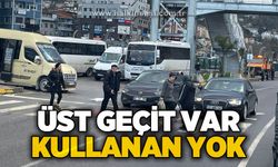 Üst geçit var, kullanan yok