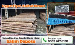 Aslantürk Maden Direği ve Çuvallı Kömür-Odun Satım Deposu hizmetinizde