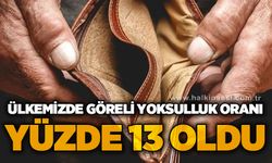 Ülkemizde göreli yoksulluk oranı yüzde 13 oldu