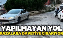 Yapılmayan yol kazalara davetiye çıkarıyor