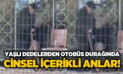 Yaşlı dedelerden durakta c*nsel içerikli anlar!