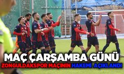 Maç Çarşamba günü: Zonguldakspor maçının hakemi açıklandı!