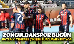 Zonguldakspor, bugün Fatsa’yı yenerek çıkışını sürdürmek istiyor…