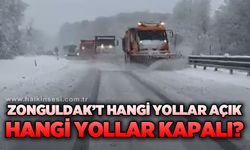 Zonguldak'ta yollar kapalı mı?
