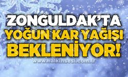 Zonguldak'a şiddetli kar yağışı uyarısı