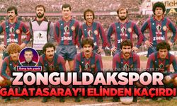 Zonguldakspor Galatasaray’ı elinden kaçırdı