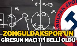 Zonguldakspor'un Giresun maçı kadrosu belli oldu