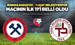 Zonguldakspor - Tokat Belediyespor maçının ilk 11'i belli oldu
