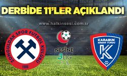Derbide 11’ler açıklandı