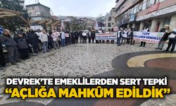 Devrek’te emeklilerden sert tepki: “Açlığa mahkûm edildik”