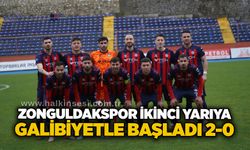 Zonguldakspor ikinci yarıya galibiyetle başladı 2-0