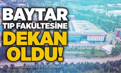 Baytar Tıp Fakültesine dekan oldu!