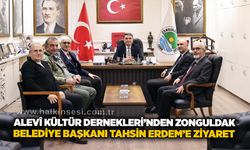 Alevî Kültür Dernekleri’nden Zonguldak Belediye Başkanı Tahsin Erdem’e ziyaret