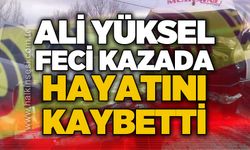 Ali Yüksel feci trafik kazasında hayatını kaybetti