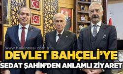 İş insanı Sedat Şahin'den Devlet Bahçeli'ye anlamlı ziyaret
