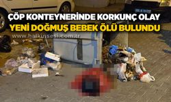 Çöp konteynerinde korkunç olay: Yeni doğmuş bebek ölü bulundu