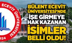 Bülent Ecevit Üniversitesi'nde işe girmeye hak kazanan isimler belli oldu!