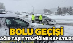TEM ve D-100’ün Bolu geçişi ağır taşıt trafiğine kapatıldı