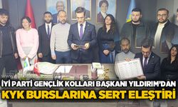 İYİ Parti Gençlik Kolları Başkanı Yıldırım’dan KYK Burslarına Sert Eleştiri