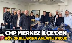 CHP Merkez İlçe'den köy okullarına anlamlı proje