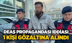 DEAŞ propagandası iddiası: 1 kişi gözaltına alındı