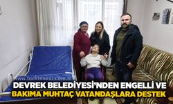 Devrek Belediyesi’nden engelli ve bakıma muhtaç vatandaşlara destek
