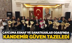 Çaycuma esnaf ve sanatkarlar odası’nda Kandemir güven tazeledi