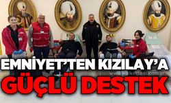 Emniyet'ten Kızılay'a güçlü destek