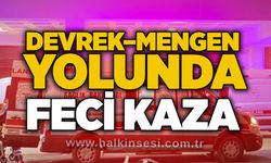 Devrek–Mengen yolunda feci kaza