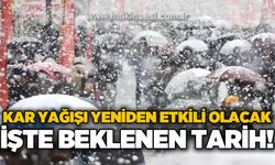 Kar ve fırtına yeniden ülkeye giriş yapacak