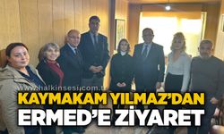 Kaymakam Yılmaz’dan ERMED’e ziyaret