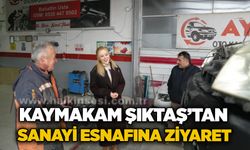 Kaymakam Şıktaş’tan sanayi esnafına ziyaret