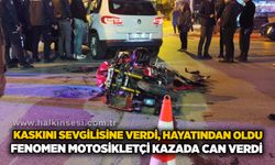 Kaskını sevgilisine verdi, hayatından oldu: Fenomen motosikletçi kazada can verdi
