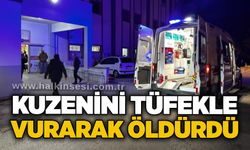 Kuzenini tüfekle vurarak öldürdü