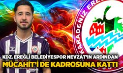 Kdz. Ereğli Belediyespor durmuyor, Nevzat'ın ardından Mücahit'i de kadrosuna kattı..