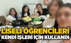 Liseli öğrencileri kendi işleri için kullanan öğretmen hakkında karar!