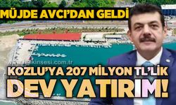 AK Parti Zonguldak Milletvekili Muammer Avcı: “Kozlu’muza 207 Milyon TL’lik Dev Yatırım Hayırlı Olsun”