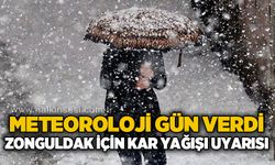 Meteoroloji gün verdi: Zonguldak için kar yağışı uyarısı