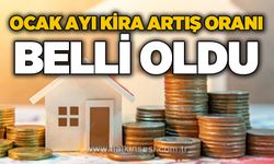 Ocak ayı kira artış tavanı belli oldu