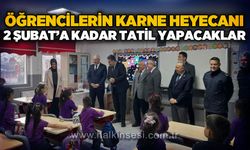 Öğrencilerin karne heyecanı: 2 Şubat'a kadar tatil yapacaklar