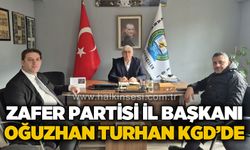 Zafer Partisi İl Başkanı Oğuzhan Turhan KGD'yi ziyaret etti
