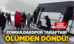 Zonguldakspor taraftarı ölümden döndü!